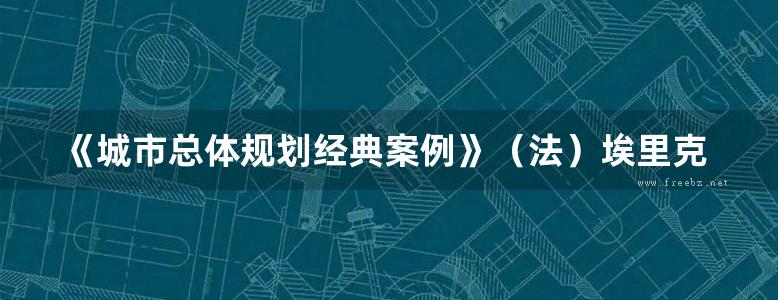 《城市总体规划经典案例》（法）埃里克·法利（Eric Firley）、（德）凯瑟琳·格伦（Katharina Gron